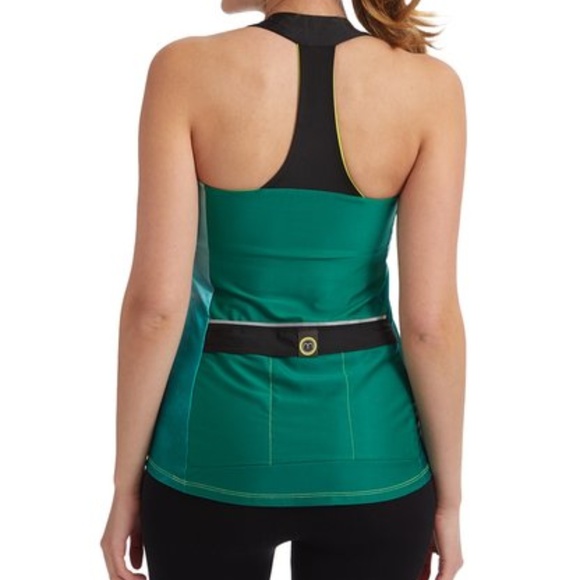 Moxie Cycling Ombre Emerald Tank Top - Picture 2 of 2